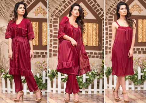 Transparent Western Sexy Nighty Dress For Women