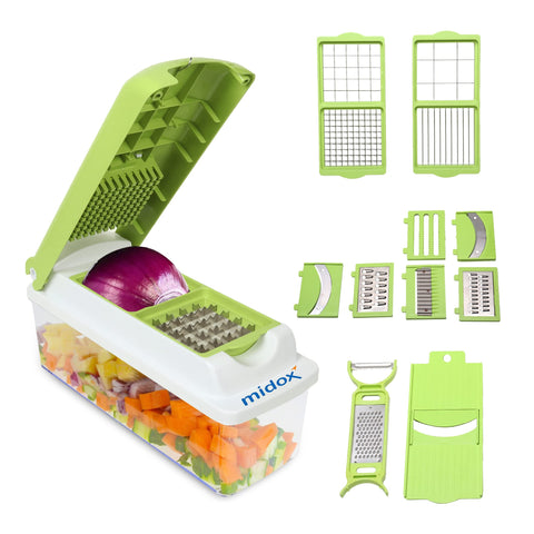 12 in 1 Manual Quick Nicer Dicer Peeler & Grater