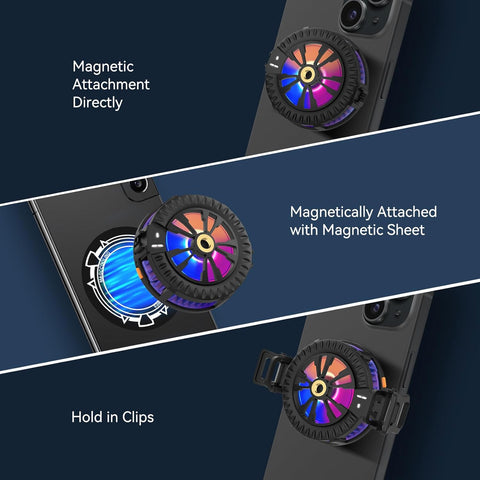 MEMO CX08 CX07 Mobile Phone Cooler Magnetic Cooling Fan Case Radiator For PUBG Gaming Back Clip Cool Heat Sink For Smartphones