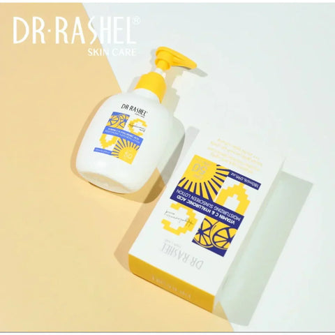 Dr Rashel Vitamin C Hyaluronic Acid Moisturizing SPF 50+ Sunscreen Lotion