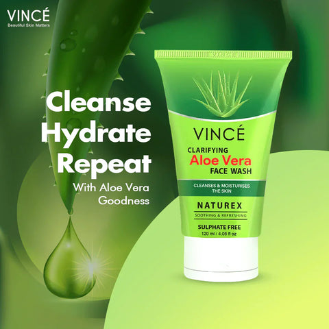 VINCE  CLARIFYING Aloe Vera Face Wash