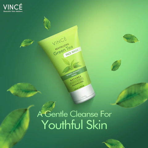 VINCE Revitalizing Green Tea Face Wash