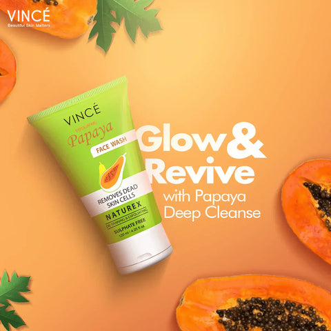 VINCE EXFOLIATING Papaya Face Wash