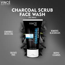 Vince Charcoal Scrub Face Wash For Women