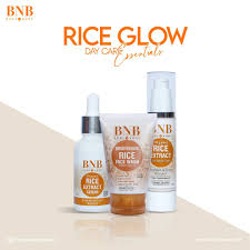 BNB Rice Glow Day Care Essentials (Rice Extract Facewash + Rice Extract Cream + Rice Extract Serum)