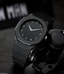 Black Arabic Aura Watch For Men Stylish Aura Watch 100%