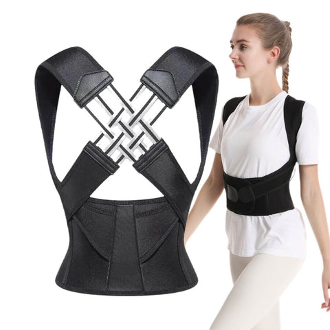 X-Shape Posture Corrector – Adjustable Back Support for Men & Women
