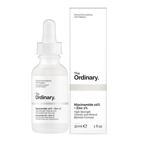 THE ORDINARY NIACINAMIDE 10% + ZINC 1% SERUM FOR ALL SKIN TYPES